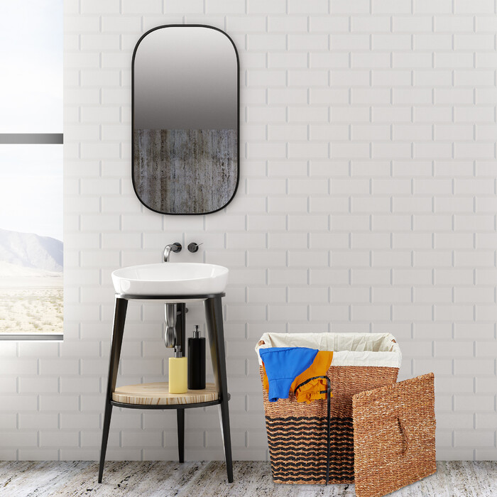 Relaxdays Wäschekorb 87 L