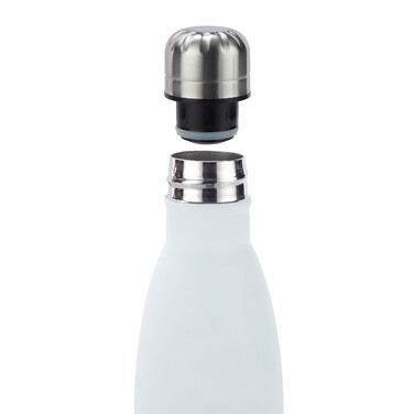 Relaxdays Trinkflasche Edelstahl