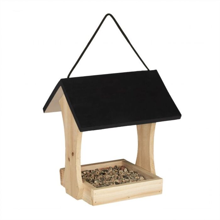 Relaxdays Vogelfutterhaus zum Aufhängen