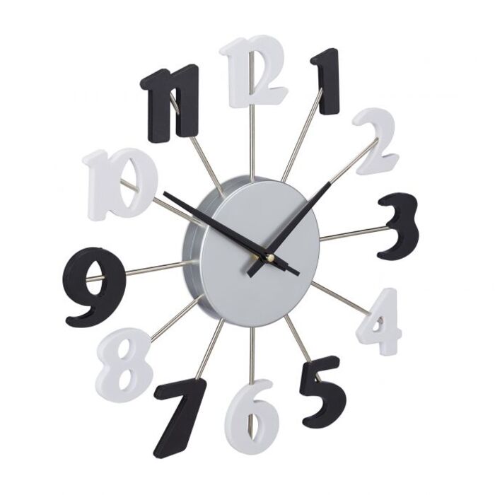 Relaxdays Wanduhr ohne Rahmen