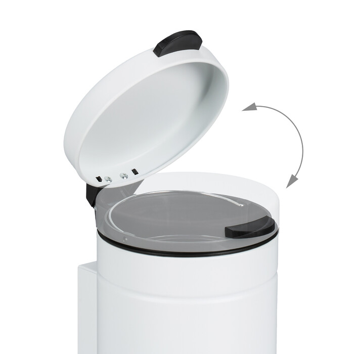 Relaxdays Kosmetikeimer Wandmontage 3 Liter