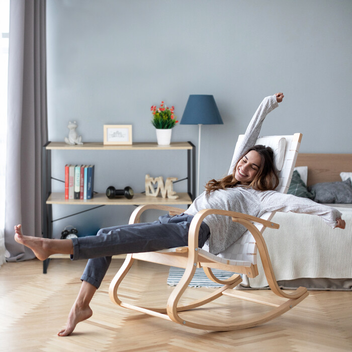 Relaxdays Standregal mit 3 Fächern
