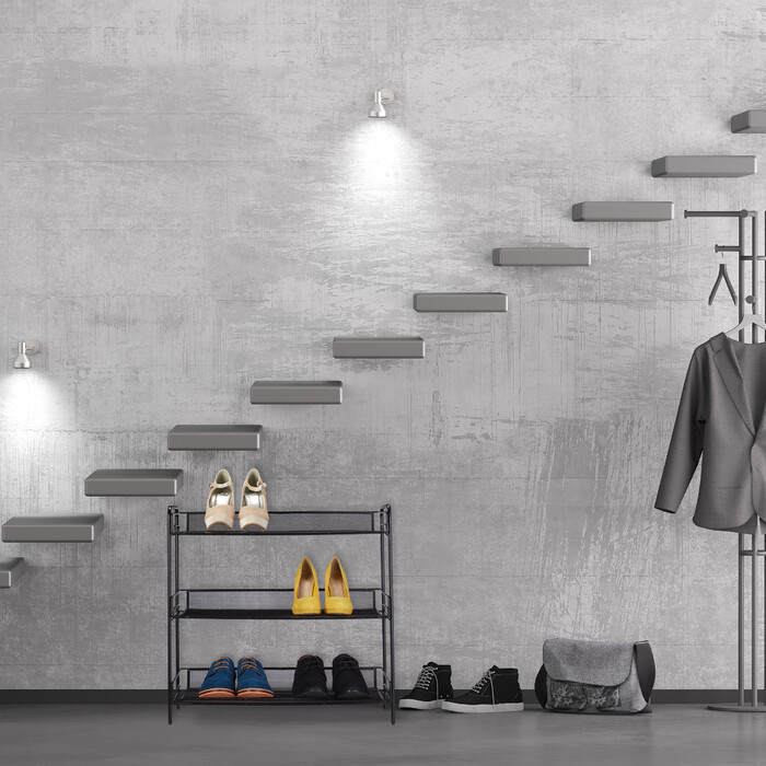 Relaxdays Schuhregal mit 3 Ablagen