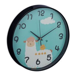 Relaxdays Wanduhr Lama für Kinder