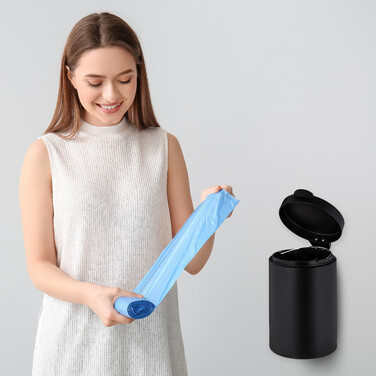 Relaxdays Kosmetikeimer Wandmontage 3 Liter