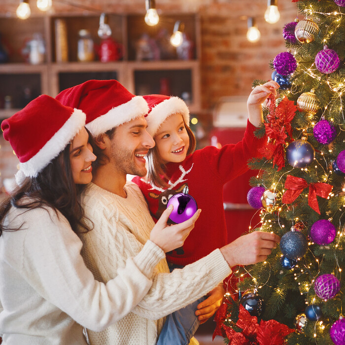 Relaxdays Weihnachtskugeln im 100er Set