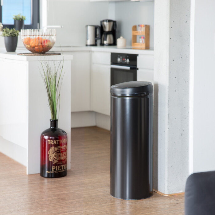 Relaxdays Mülleimer 50 L mit Sensor
