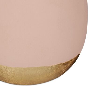 Relaxdays Dekoleuchte Beton, Tischlampe ohne Schirm, HxD 9 x 9 cm, E27 Fassung, langes Kabel, runde Betonlampe, (Rosa)