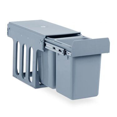 Relaxdays Einbaumülleimer Küche 2x 8 Liter