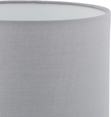 Relaxdays Nachttischlampe Touch dimmbar, moderne Touch Lampe, 3 Stufen, E14, Tischlampe, HxD: 32,5 x 18 cm, grau-kupfer