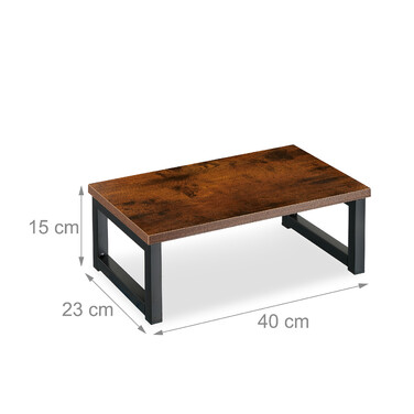 Relaxdays Monitorständer im Industrial-Design