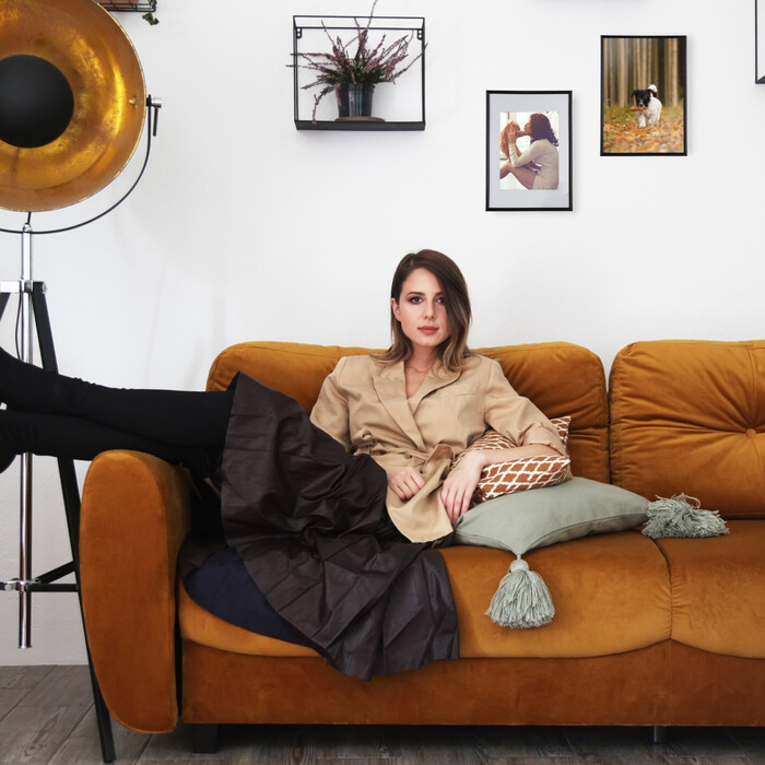 Relaxdays Bilderrahmen A4 8er Set