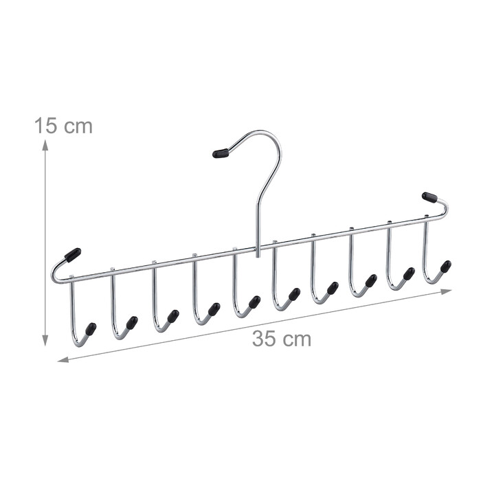Relaxdays Gürtelhalter mit 12 Haken