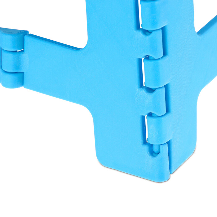 Relaxdays Klapphocker faltbar M Blau
