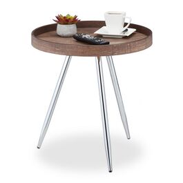 Relaxdays Runder Beistelltisch