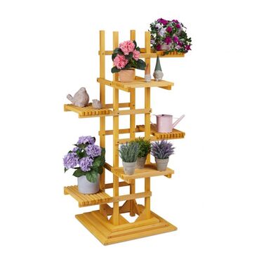 Relaxdays Blumentreppe mit 6 Etagen