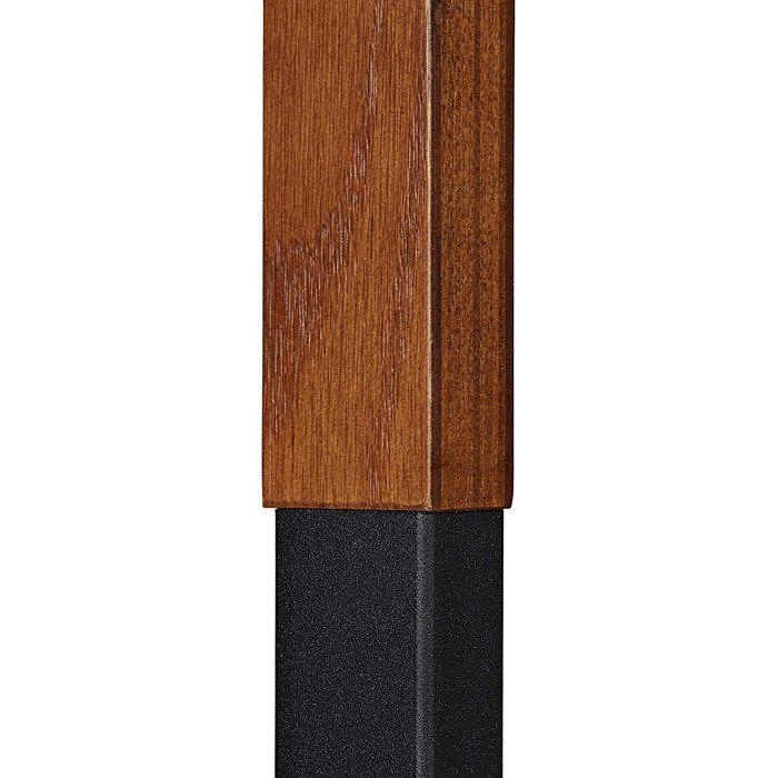 Relaxdays Herrendiener, für Anzug & Hose, Holz Metall Mix, Schlafzimmer, Kleiderbutler, 106,5x45,5x20 cm, braun/schwarz