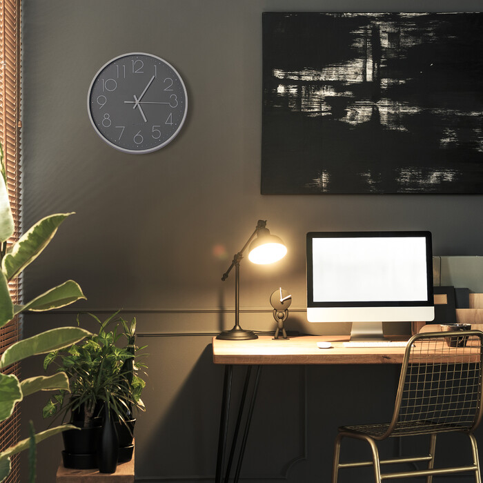 Relaxdays Moderne Wanduhr