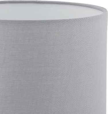 Relaxdays Nachttischlampe Touch dimmbar, moderne Touch Lampe, 3 Stufen, E14, Tischlampe, HxD: 32,5 x 18 cm, grau- (Gold)