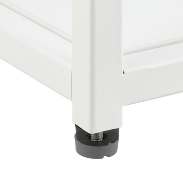 Relaxdays Beistelltisch Quader mit Glas